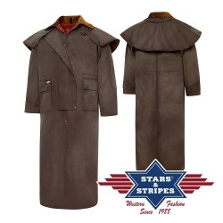 Trail brown oil coat