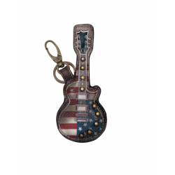 Keychain Guitar USA