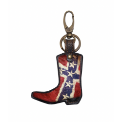 Keychain Cowboy boot Rebel...