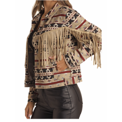 Khaki Aztec jacket