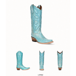 Corral L5982 Blue hand painted