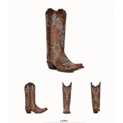 Corral L5961Brown inlay...